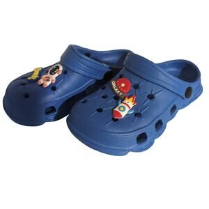 Boys 13 Kids Garden Clogs Shoes Toddler Slip-On Casual Two-tone Slipper